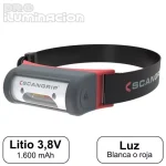 Lampara cabeza NIGHT VIEW 160 lm luz blanca/roja RTC88815438