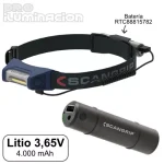 Bateria extra para lampara cabeza LED I-VIEW RTC88815782