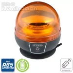 Rotativo LED naranja 140x128 mm recargable con mando 7.4V iman RTC88816011