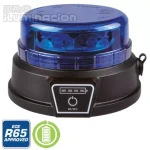 Rotativo LED azul 80x130 mm recargable 7.4V iman RTC88816015