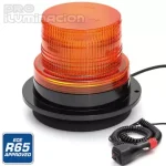 Rotativo LED naranja LED 120x100 mm 12V-24V iman + ventosa RTC88817002-1