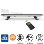 Puente LED naranja 1.220 mm Slim con mando RTC88817087W